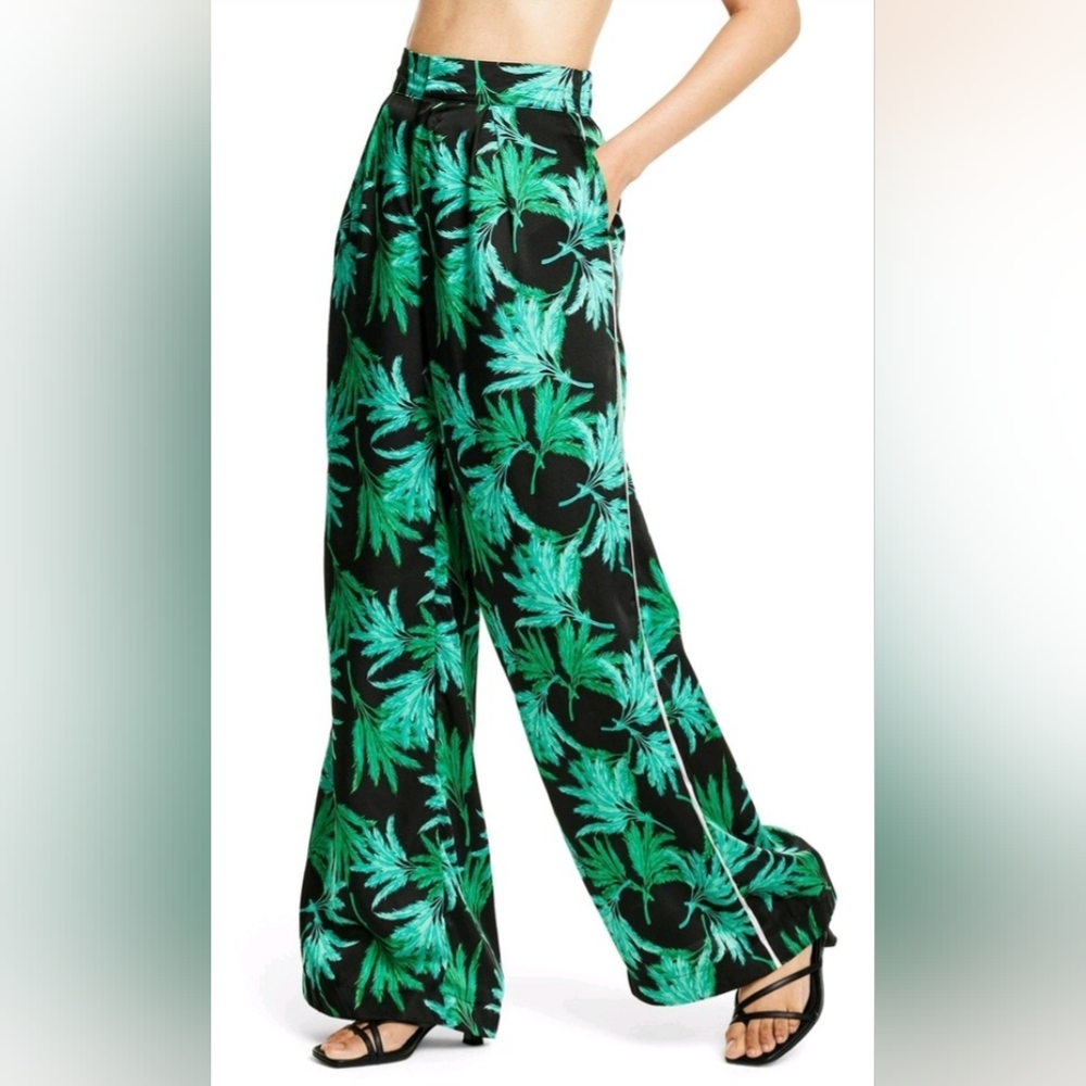 Fe Noel x Target Women's Feathered Palm Print Wide-Leg Pants